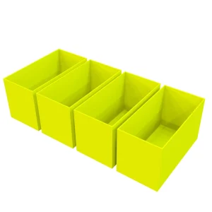 Plastic Compartment – 54x108x63mm – Yellow Plastic Compartment - 54x108x63mm - Yellow