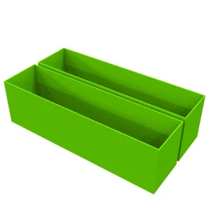 Plastic Compartment – 216x54x63mm – Green Plastic Compartment - 216x54x63mm - Green
