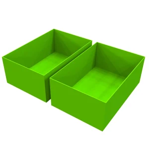Plastic Compartment – 108x162x63mm – Lime Plastic Compartment - 108x162x63mm - Lime