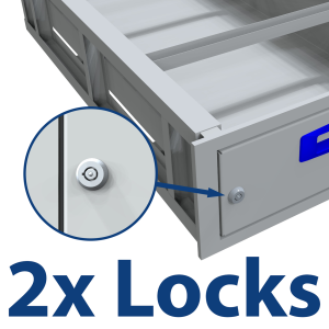 2x Locks for XLD Drawer Fascia supplied with 2 Keys 2x Locks for XLDrawers